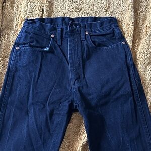 Black bootcut wrangler